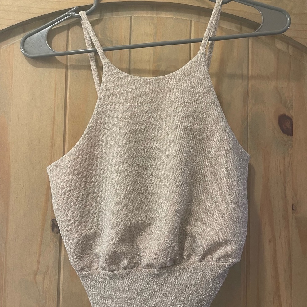Willow root sparkling crop top